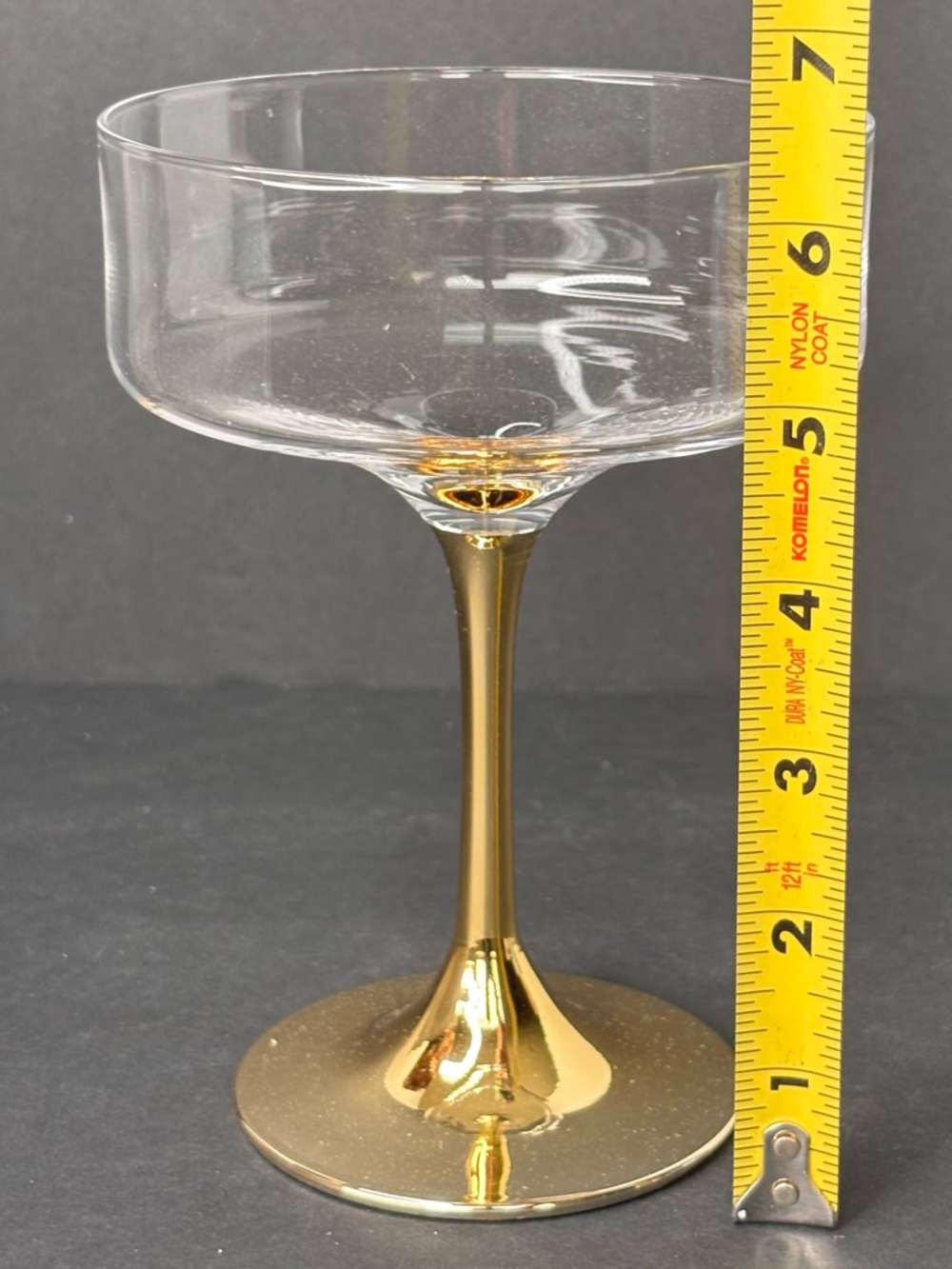 Anthropologie NIB 2 Pack Zaza Honey Luster Stemless Martini Glasses Iridescent - Picture 14 of 15